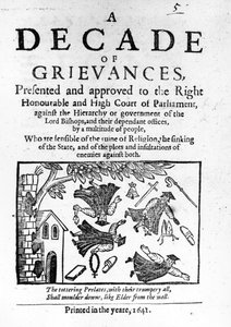 "A Decade of Grievances", Alexander Leightonin pamfletti, joka hyökkää piispanvallan instituutiota vastaan, 1641